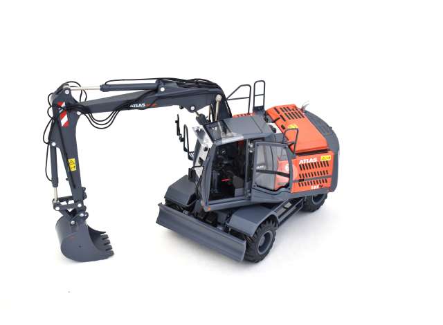 AT-Collections | Atlas Nokian | AT3200152 | 1/32 | Atlas 185W wheeled Excavator with Nokian tires.With standard Atlas  Bucket. | 