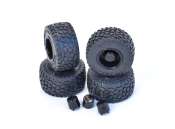 AT-Collections | Nokian Wheels & Rims | AT3200111 | 1/32 | Nokian Ground Kare 710/40R 22.5 Tyre and Rim Wheelset (black) | 